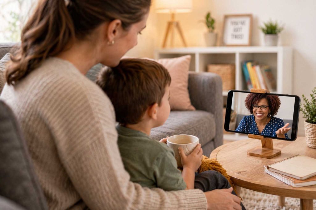 cozy video call with family moments consultation with tina cozy video call with family moments consultation with tina